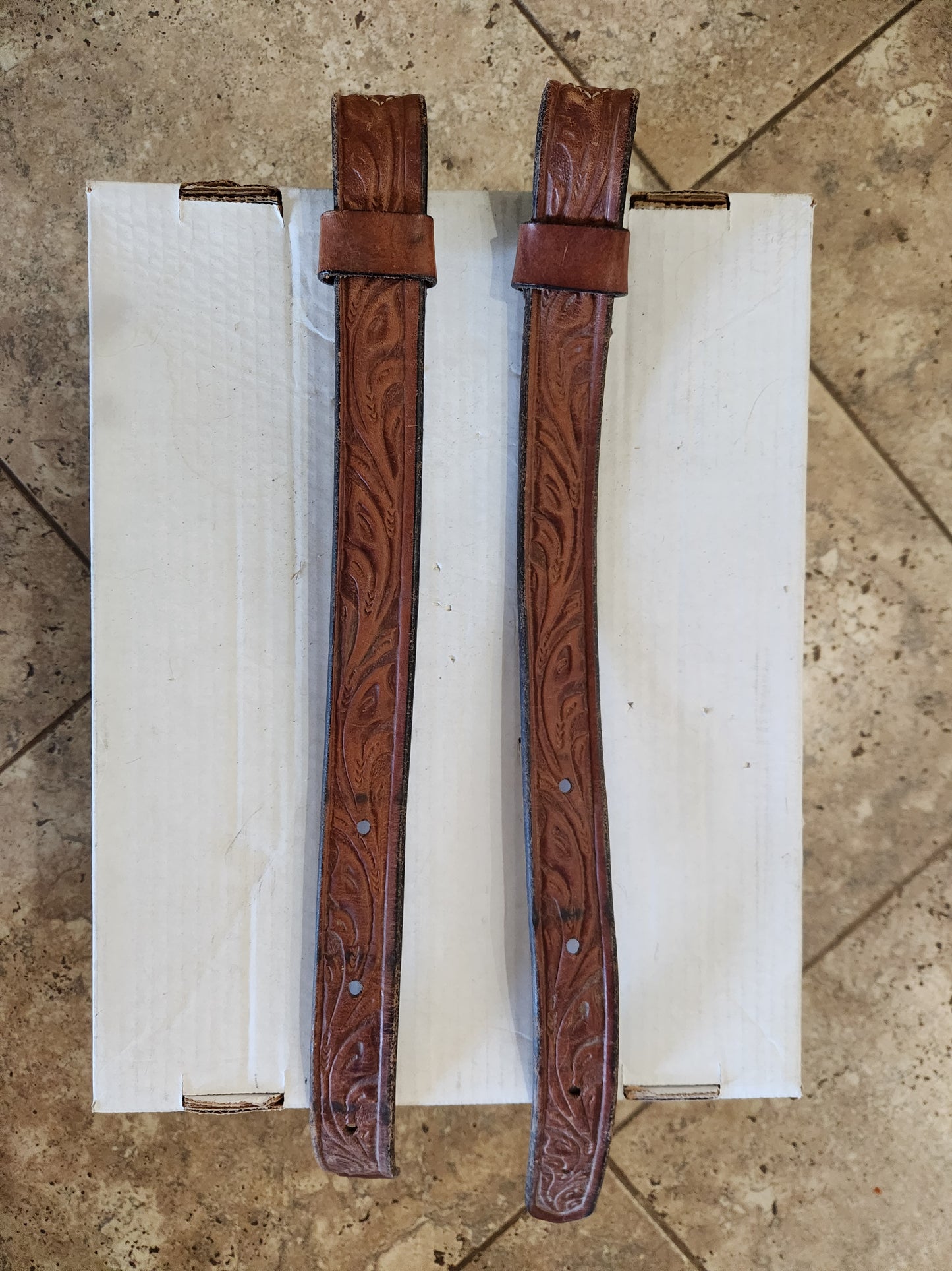 Leather Back Cinch Billets