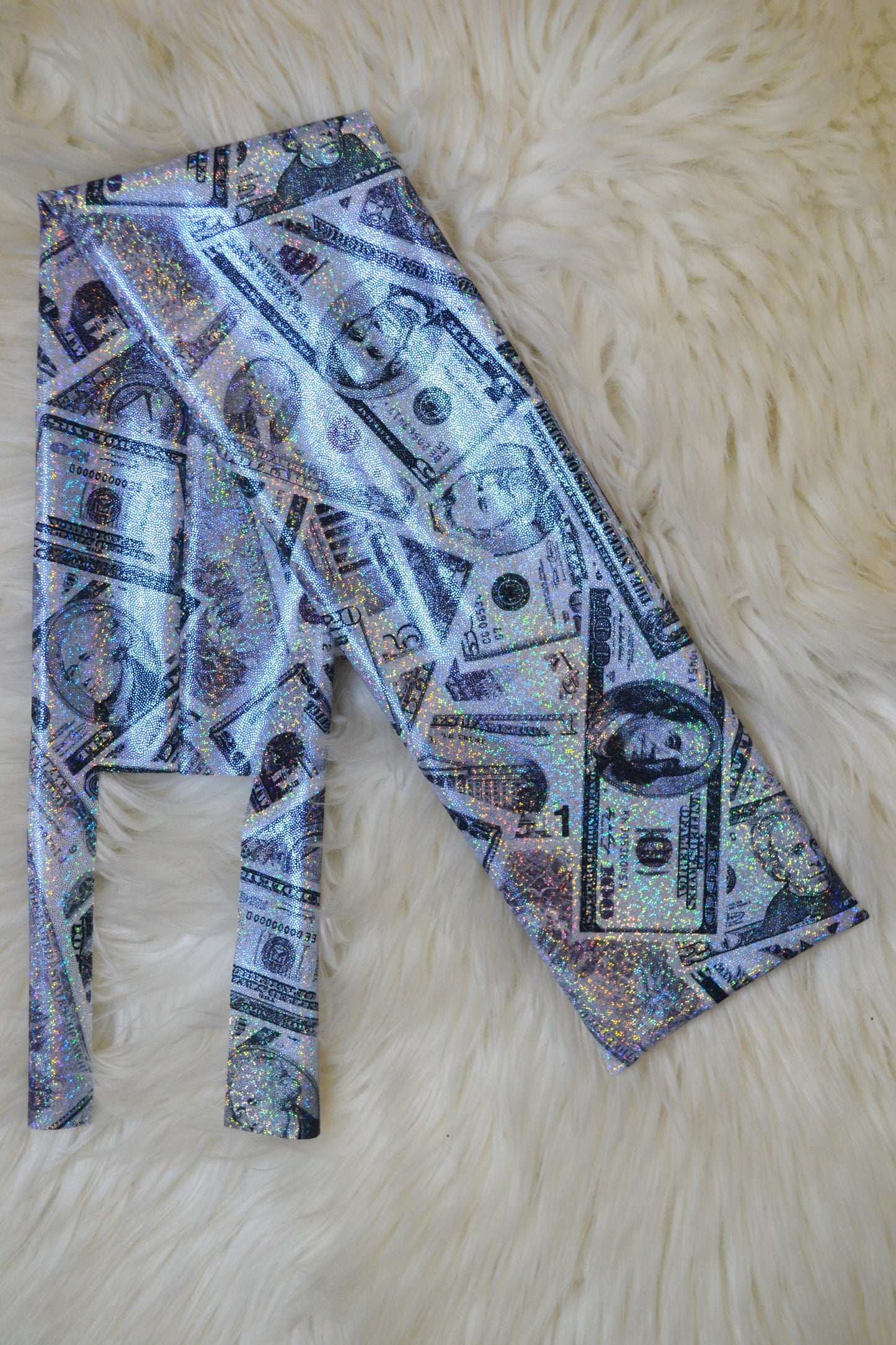 Black Money Tail Bag Holographic