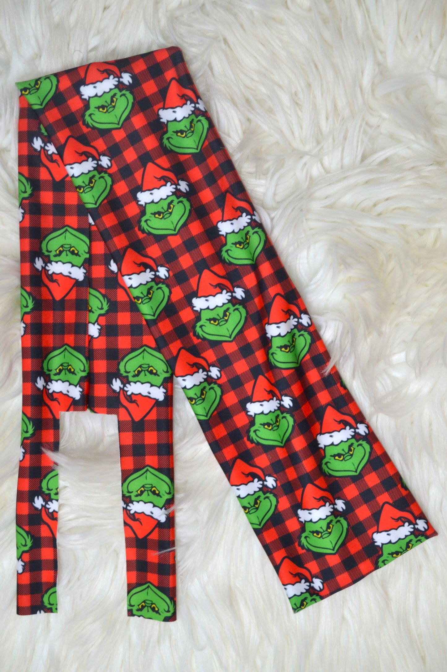 Green Guy Red Plaid Tail Bag