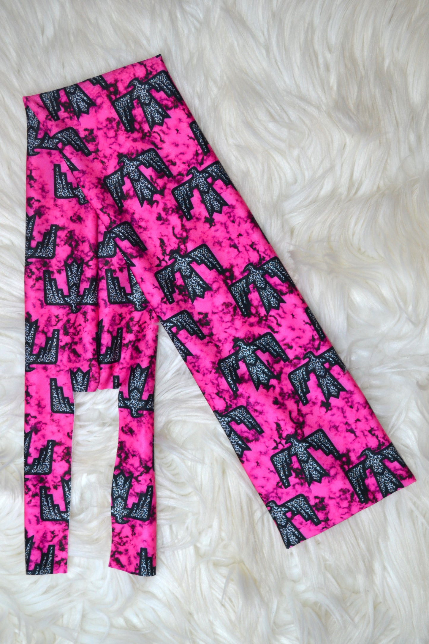 Pink Marble Thunderbird Tail Bag