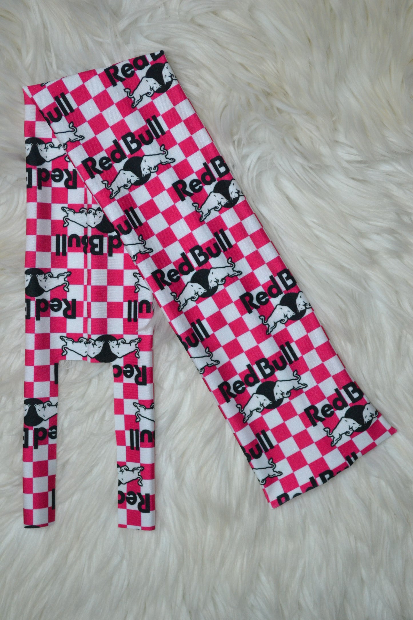 Hot Pink Checkered Wings Tail Bag