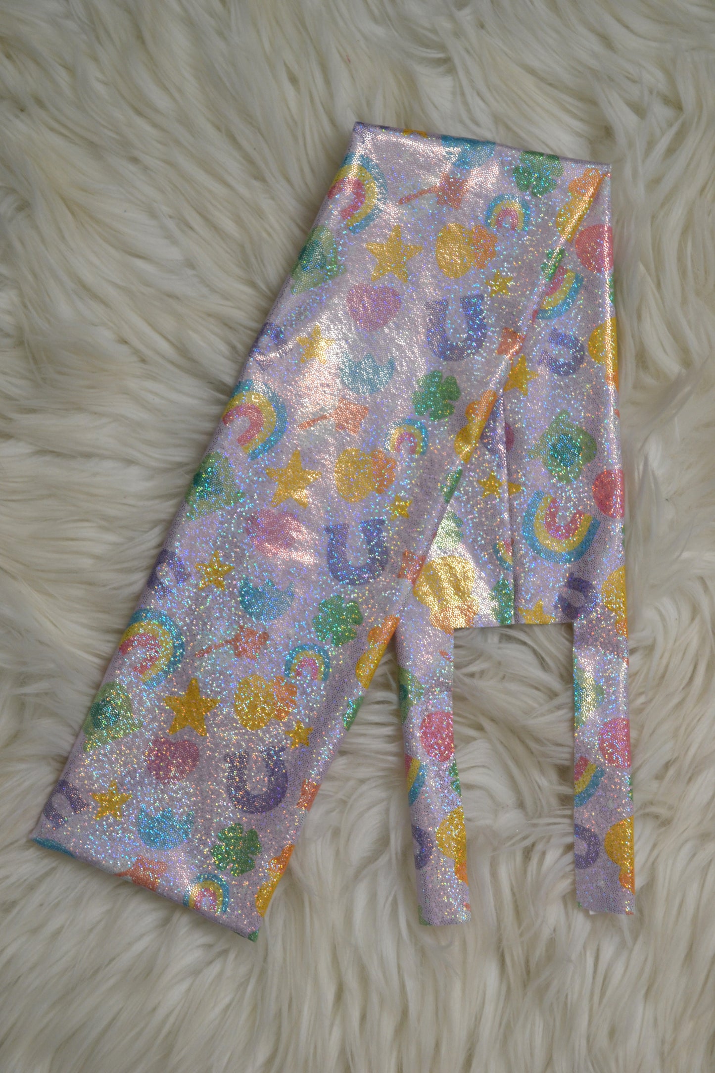 Purple Lucky Tail Bag Holographic
