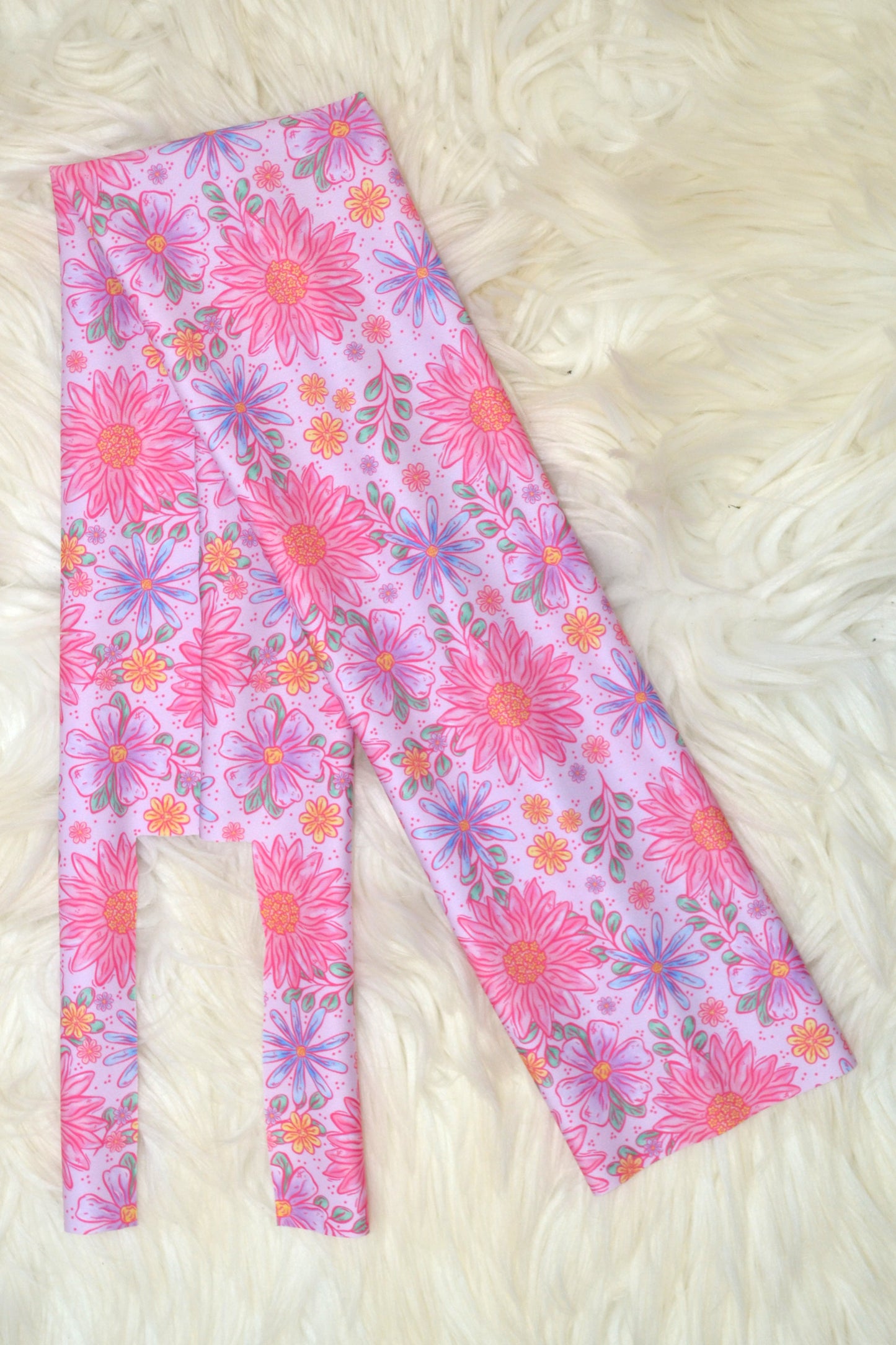 Bright Pink Flower Tail Bag