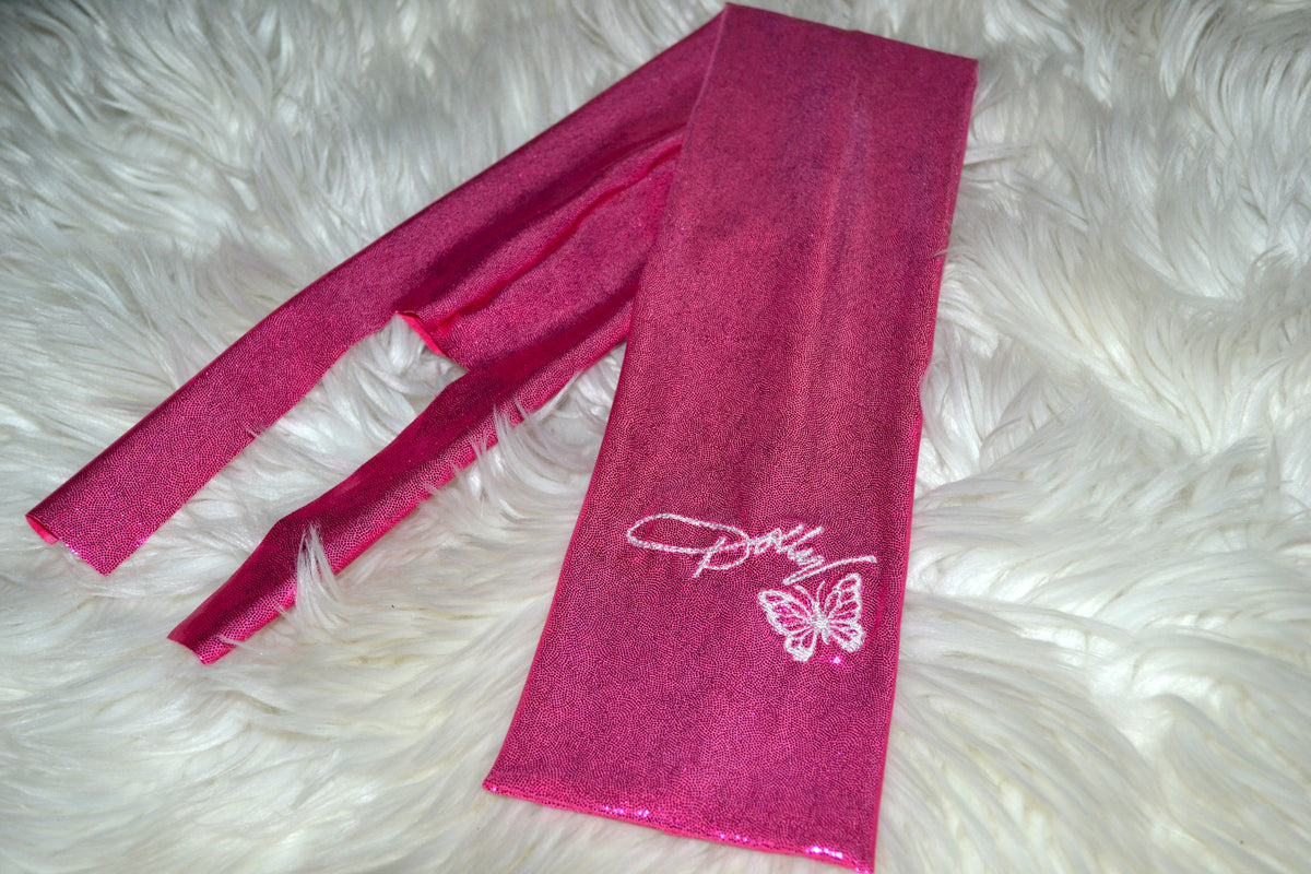 Pink Dolly Tail Bag Sparkle Shimmer