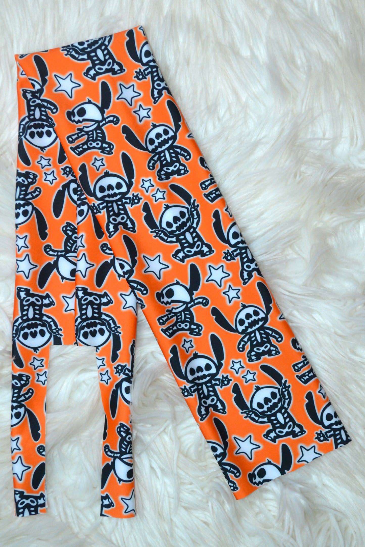 Orange Skeletons Tail Bag
