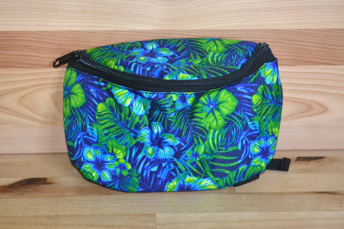 Blue Green Hawaiian Saddle Bag