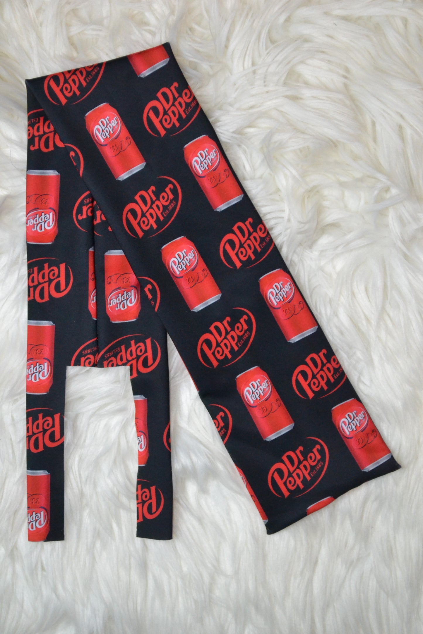 Red on Black Tail Bag