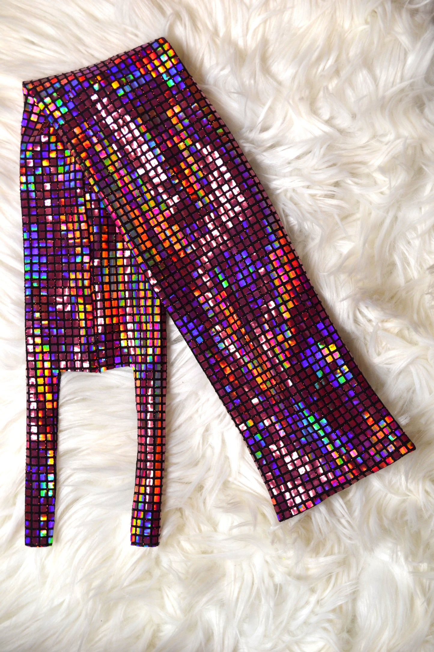 Pink Disco Party Tail Bag Holographic
