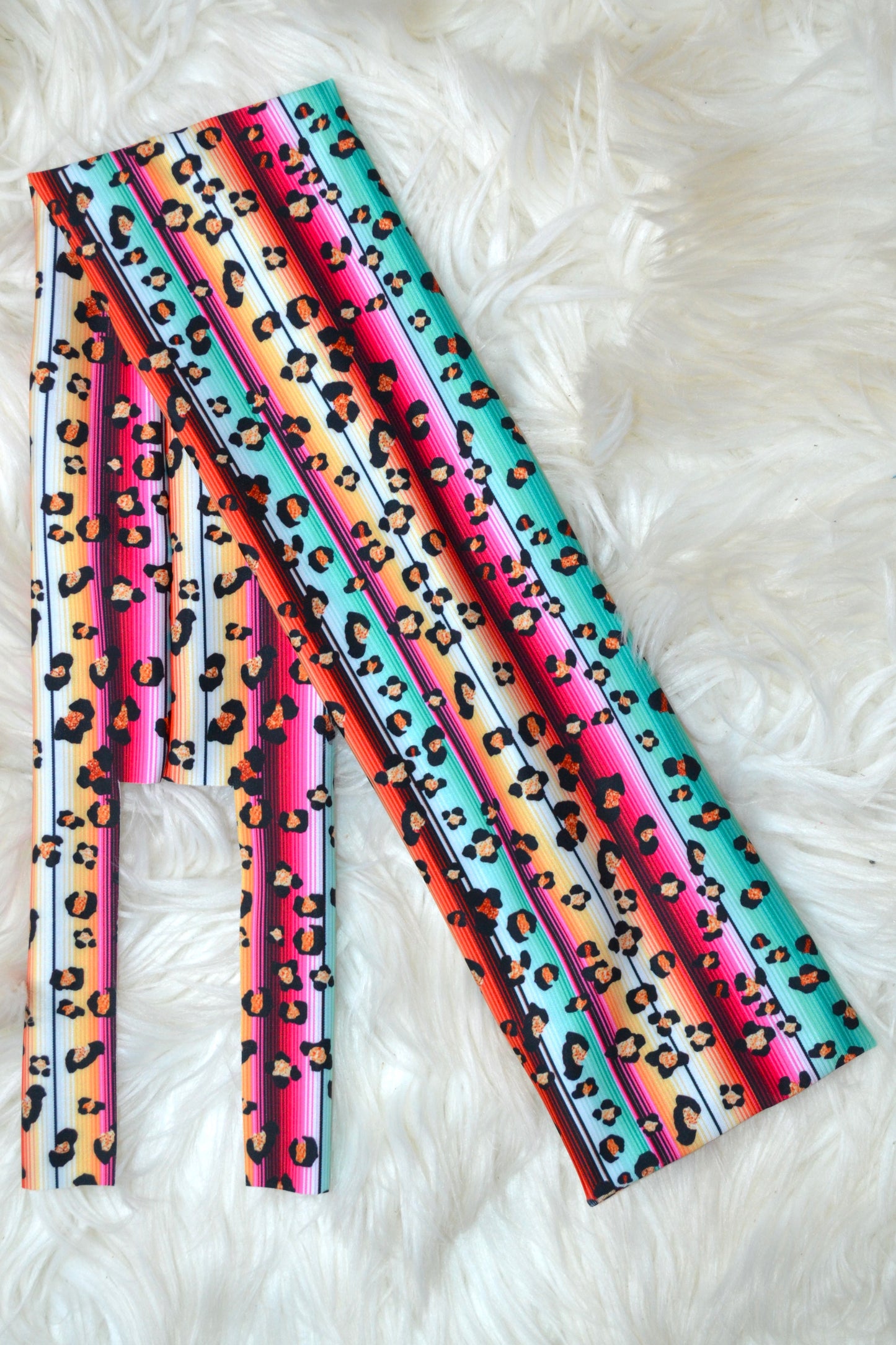 Cheetah and Serape Tail Bag