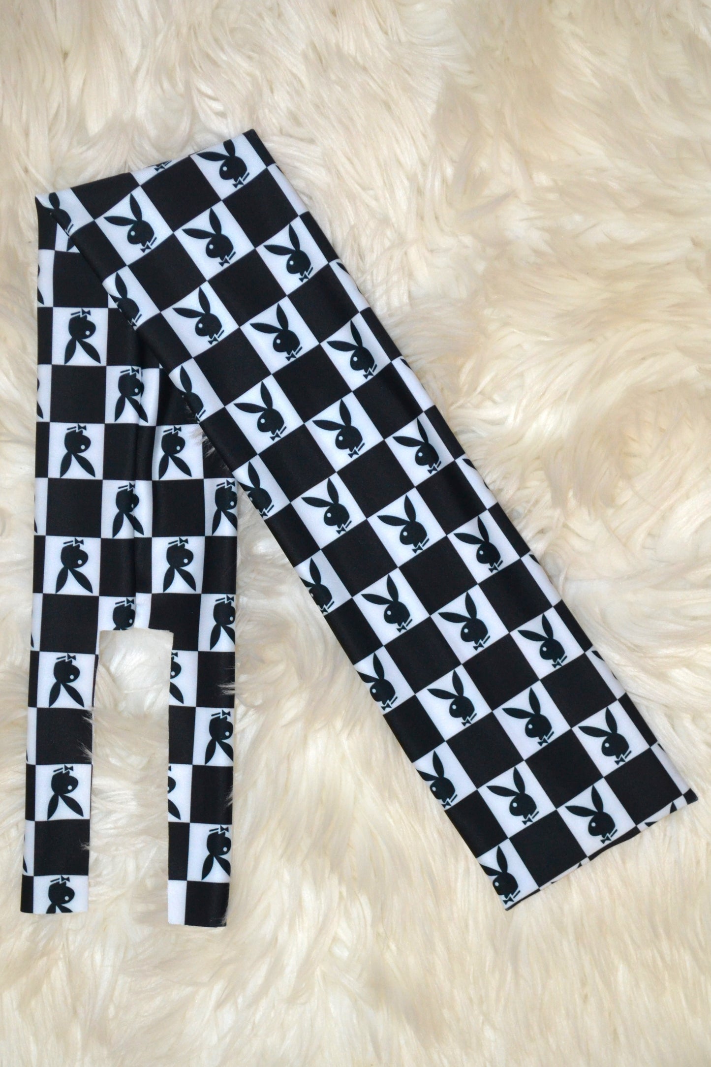 Classic Bunny Checker Tail Bag