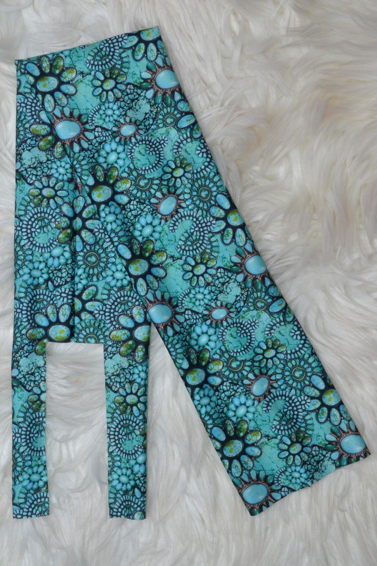 Turquoise Cowgirl Jewels Tail Bag