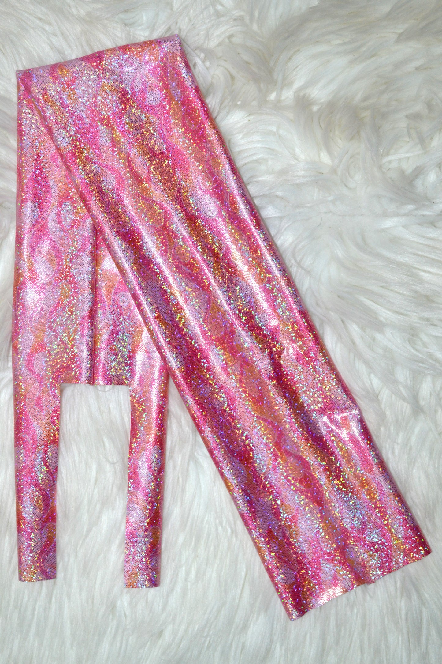 Pink Fire Tail Bag Holographic