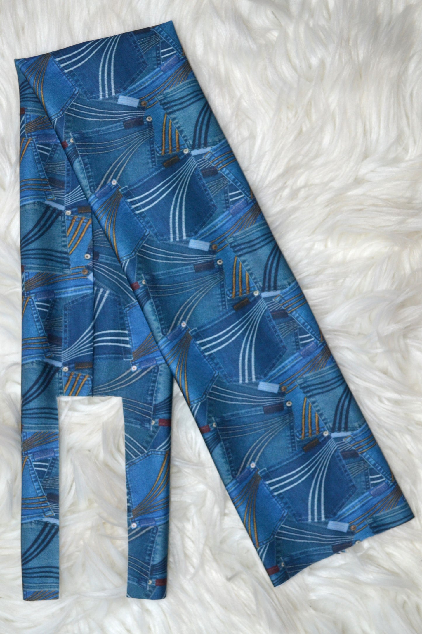 Blue Boujee Tail Bag