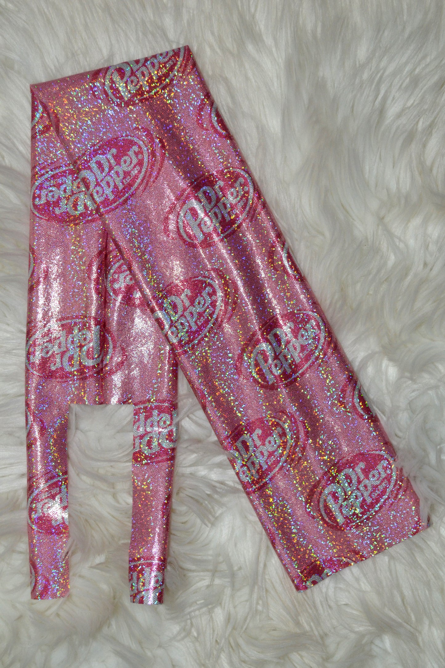 Hot Pink Patches Tail Bag Holographic