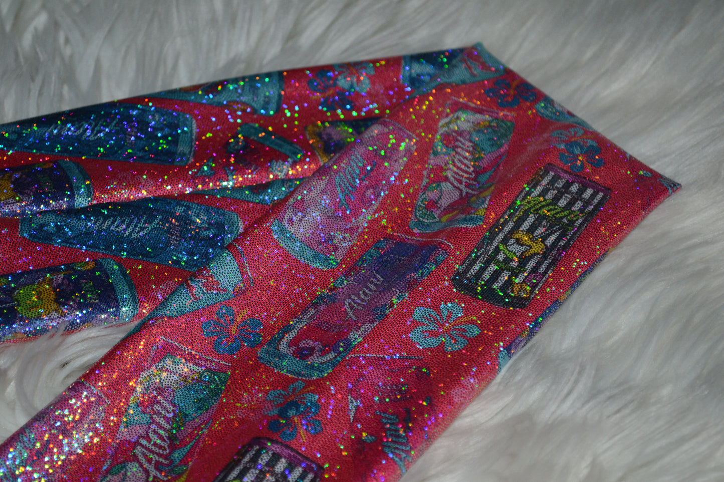 Neon Energy Nu Cans Tail Bag Holographic