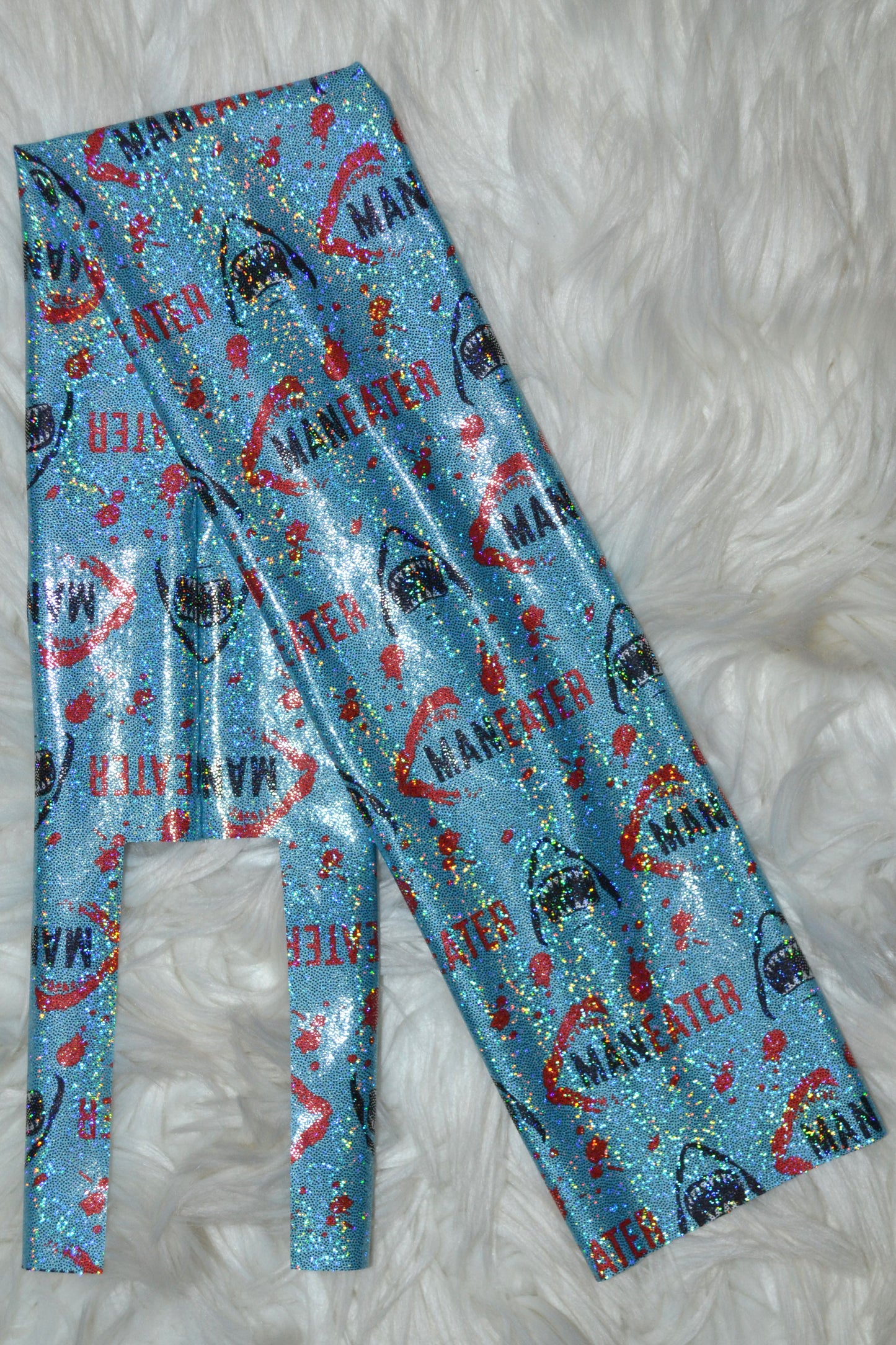 Shark Man Eater Tail Bag Holographic