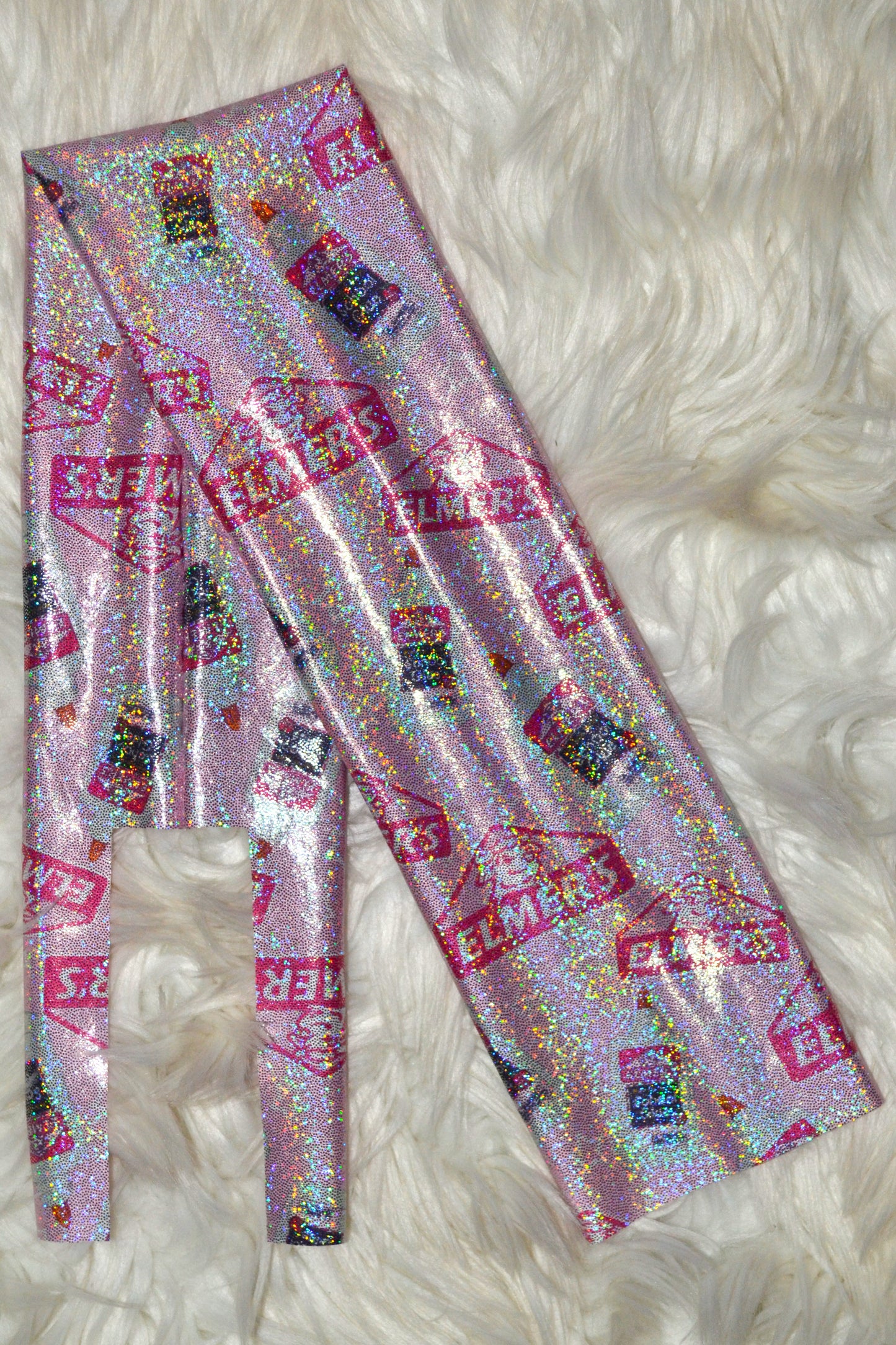 Pink Glue Tail Bag Holographic