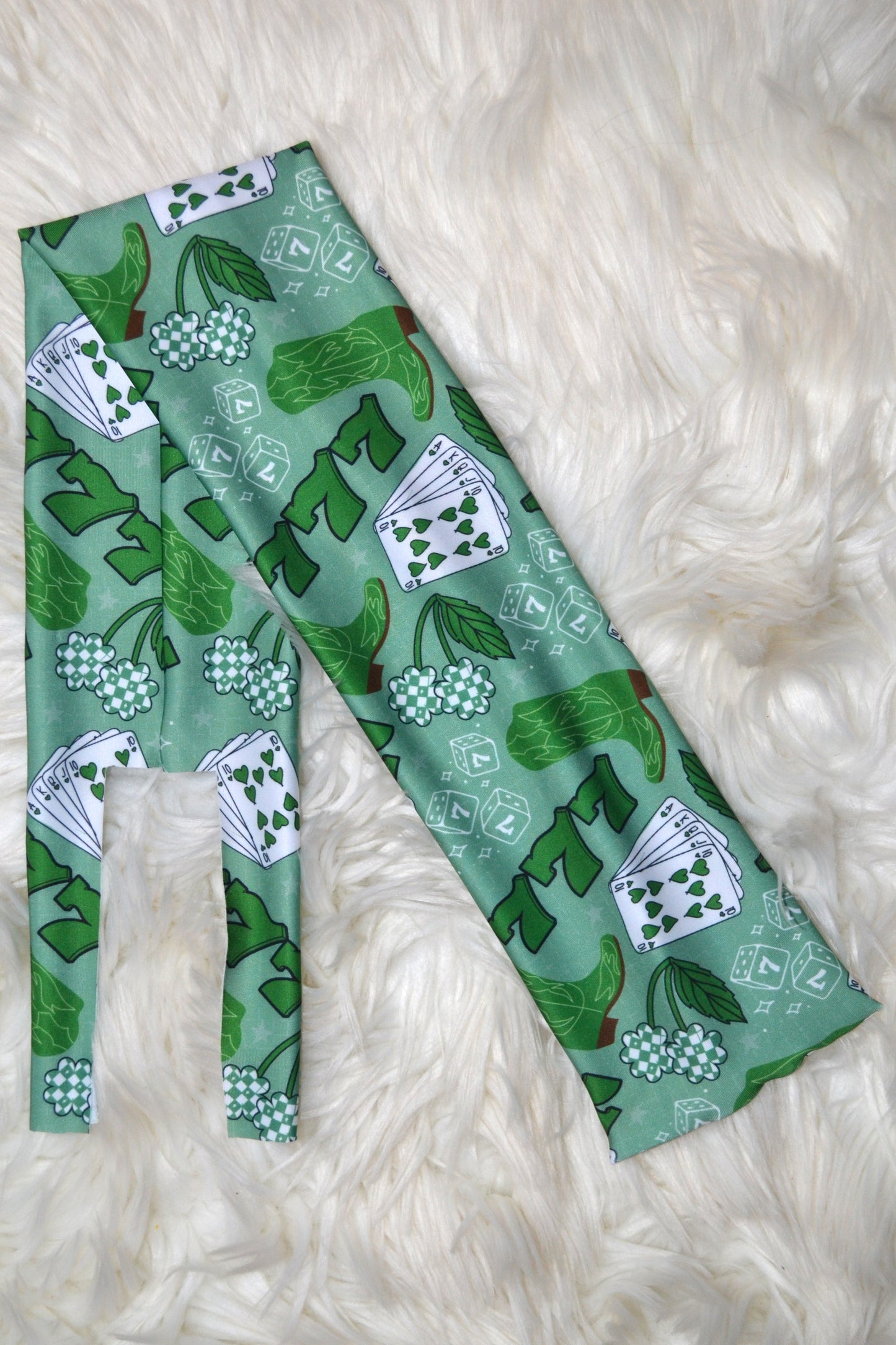 777 Western Green Lucky Tail Bag