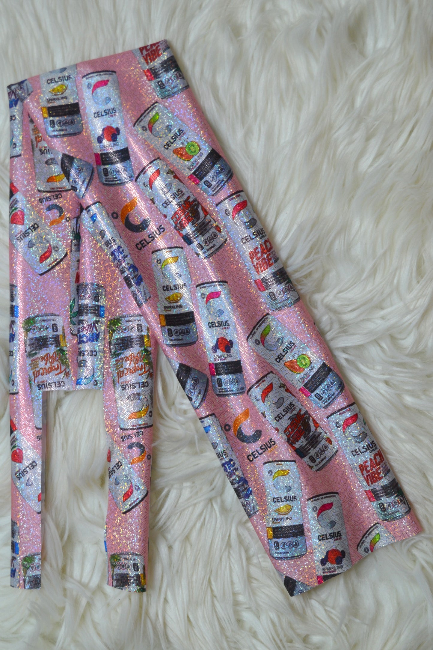 Light Pink Tail Bag Holographic