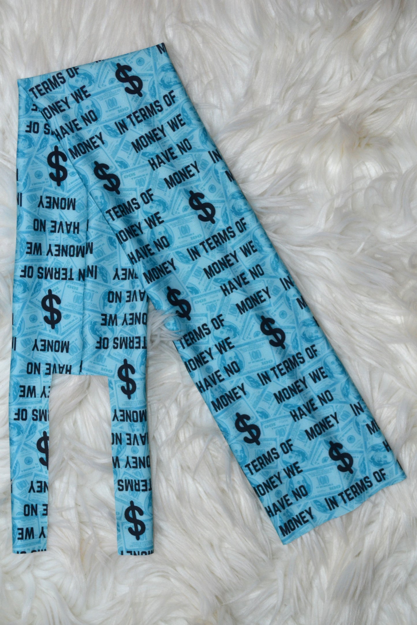 In Terms of Money Teal Tail Bag