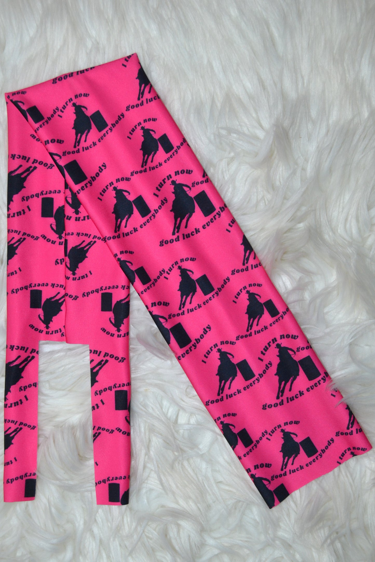 I Turn Now Barrel Hot Pink Tail Bag
