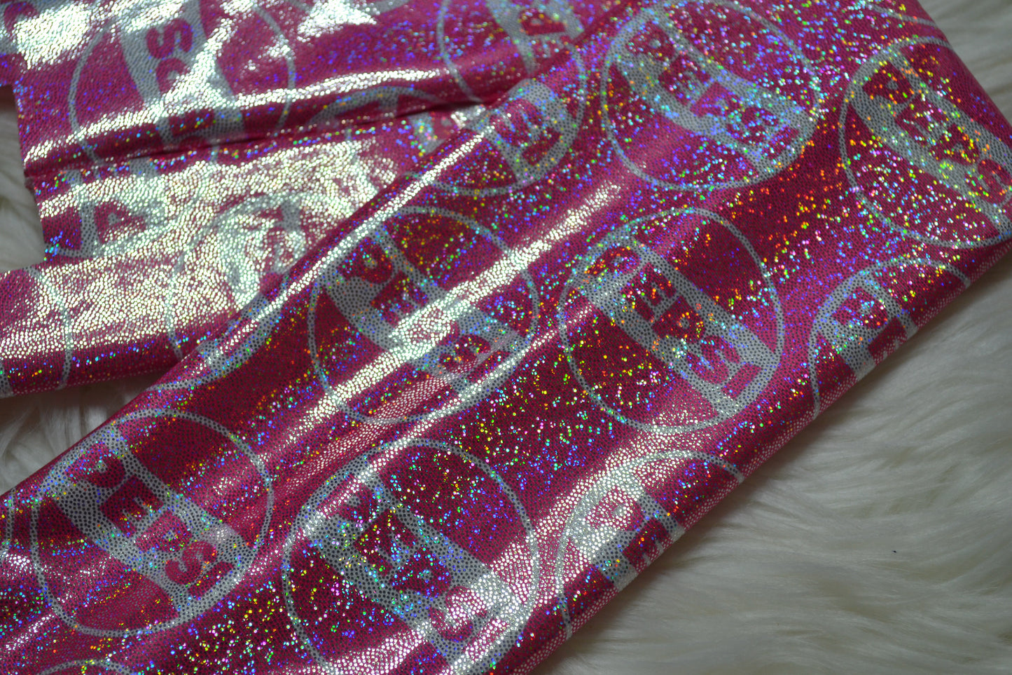 Hot Pink Peppy Tail Bag Holographic