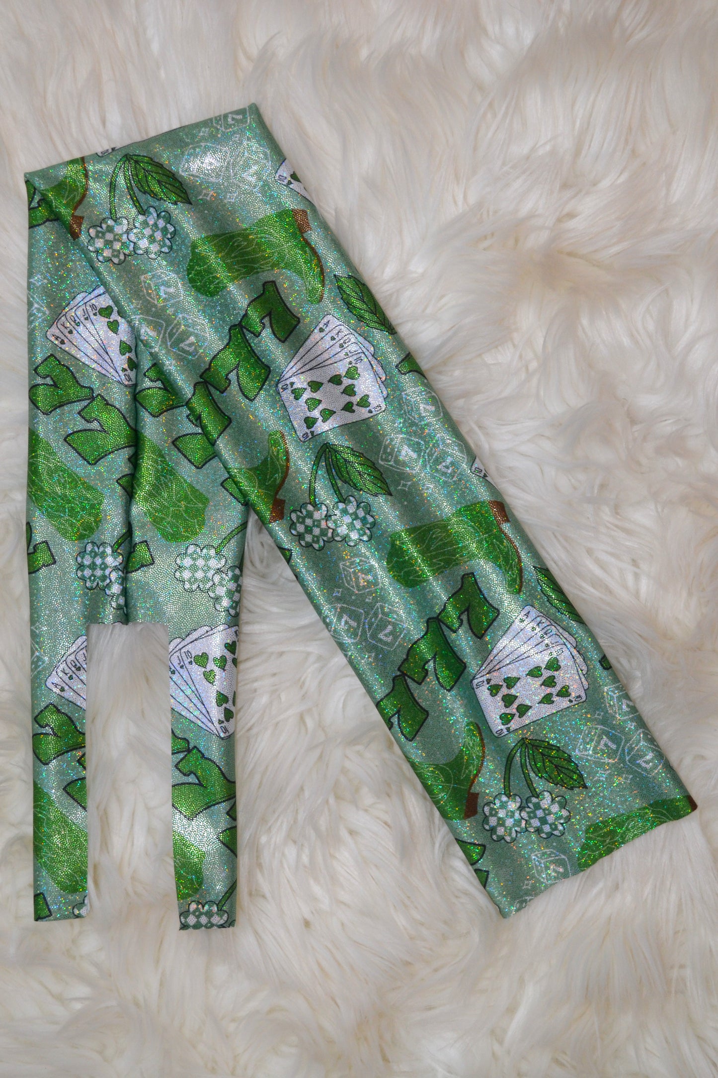 777 Western Green Lucky Tail Bag Holographic