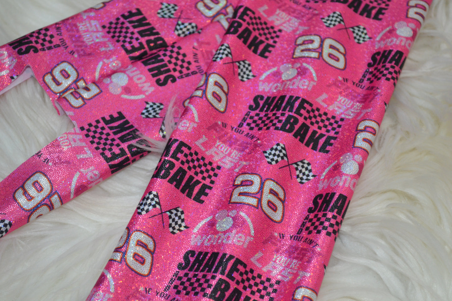 Hot Pink Shake and Bake Tail Bag Holographic