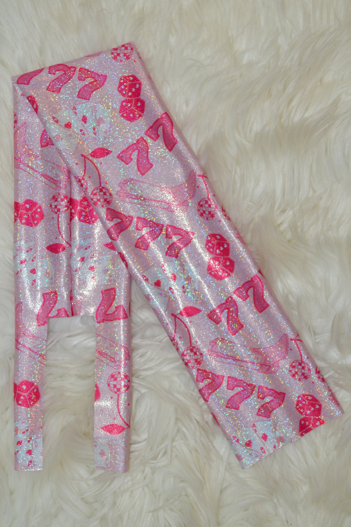 777 Western Pink Lucky Tail Bag Holographic
