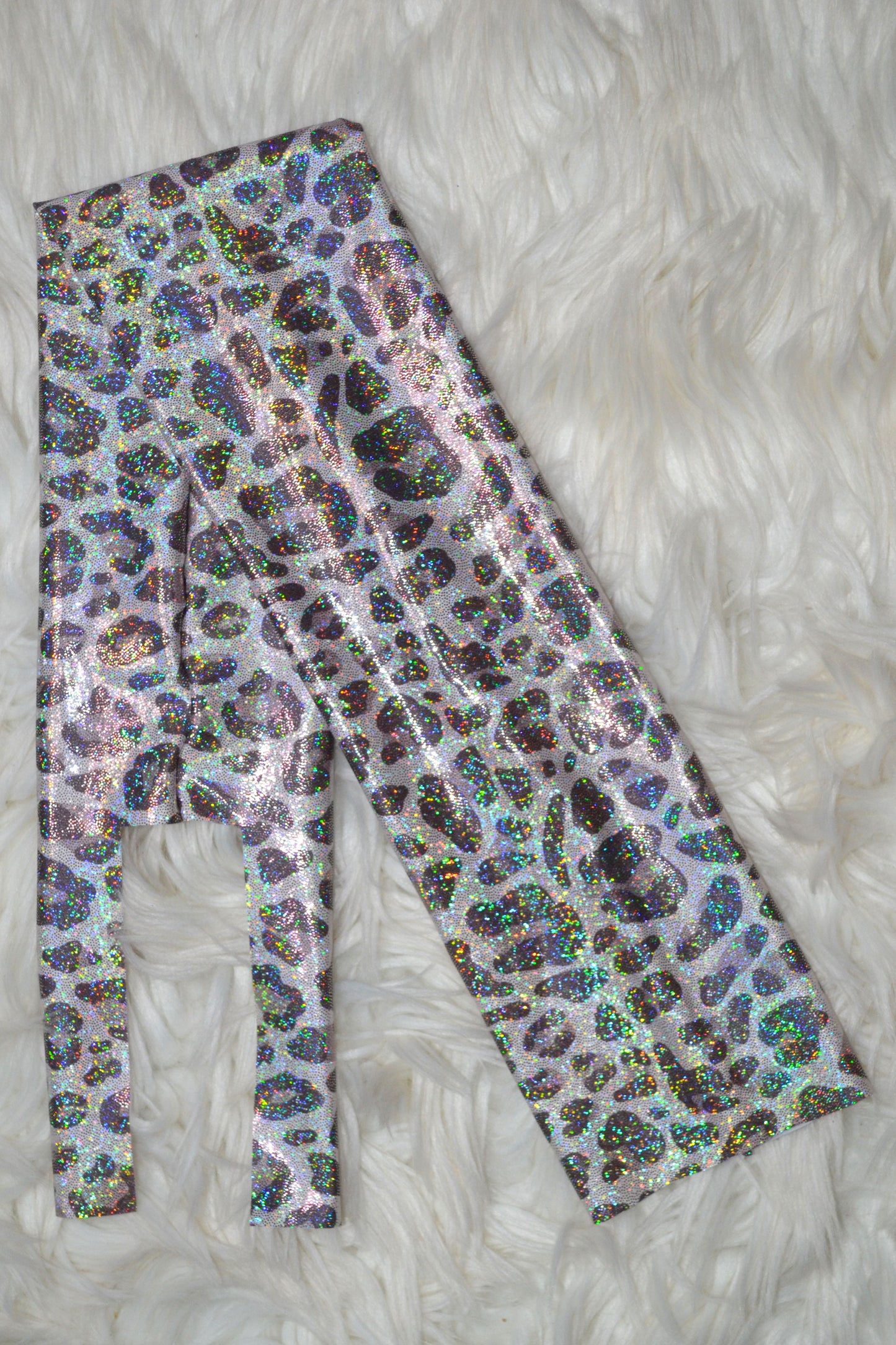 Cheetah Beige Tail Bag Holographic