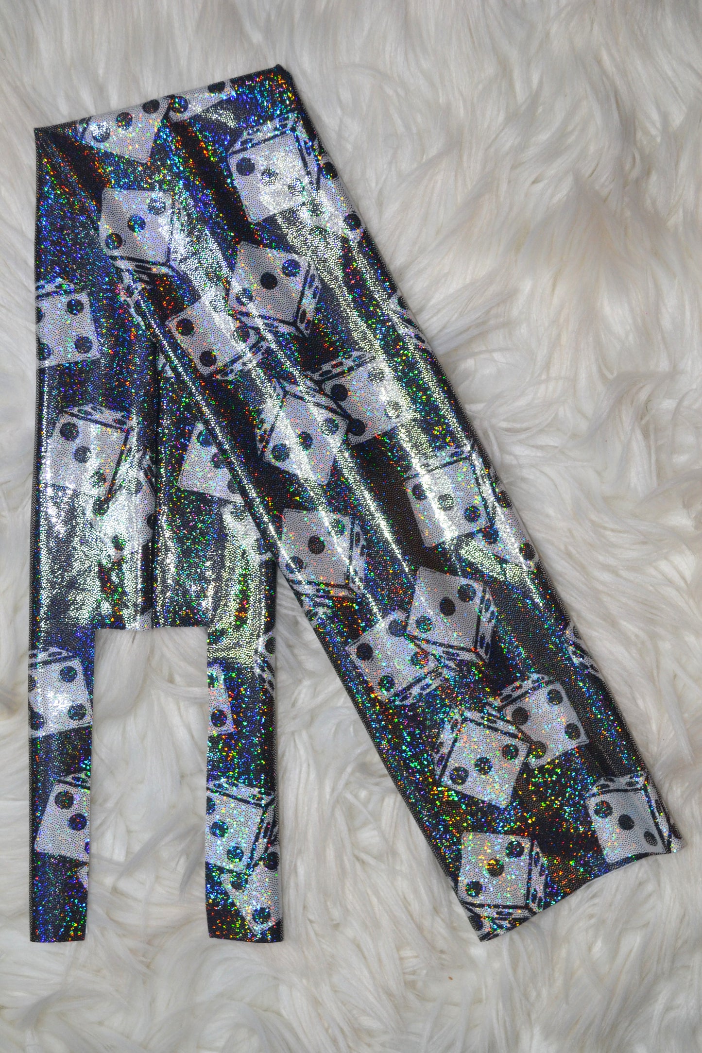 Black Dice Tail Bag Holographic