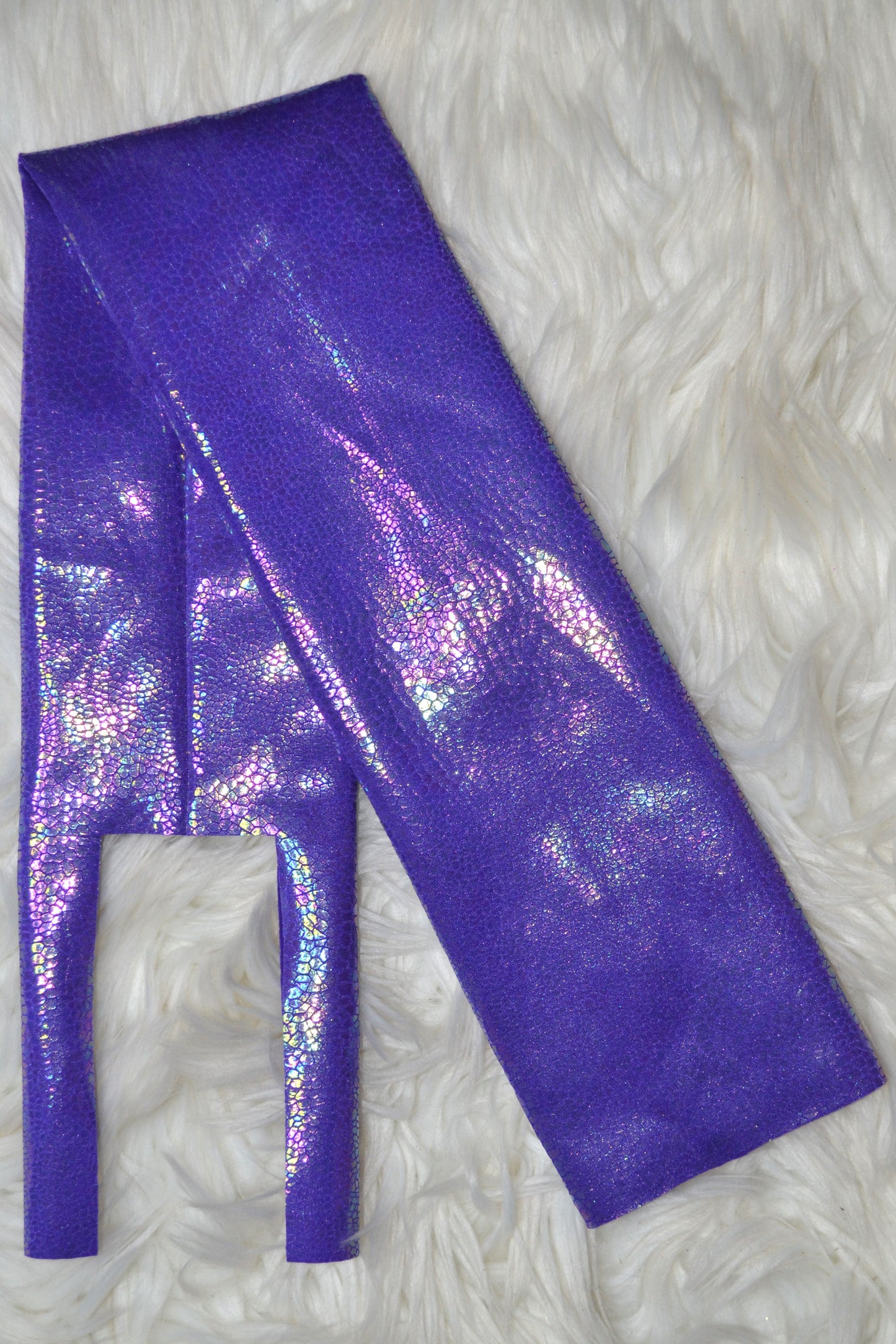 Purple Scales Tail Bag Iridescent
