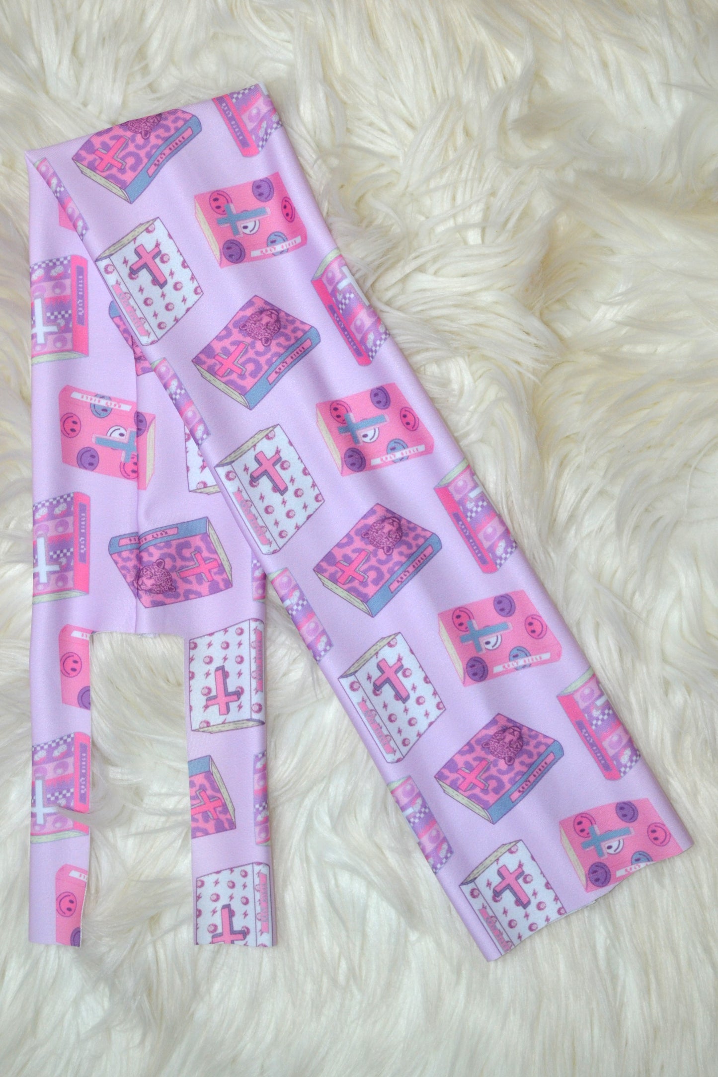 Pink Purple Bible Tail Bag