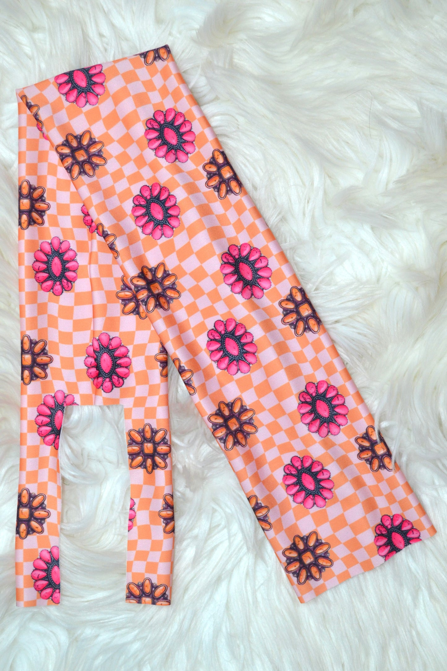 Orange and Pink Cowgirl Jewels Tail Bag