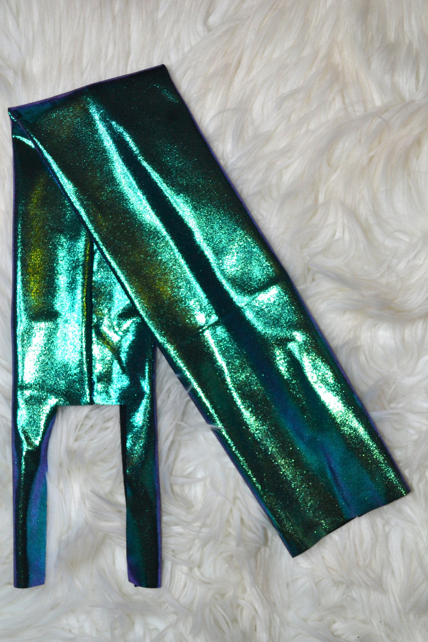 Teal Purple Color Change Shimmer Tail Bag