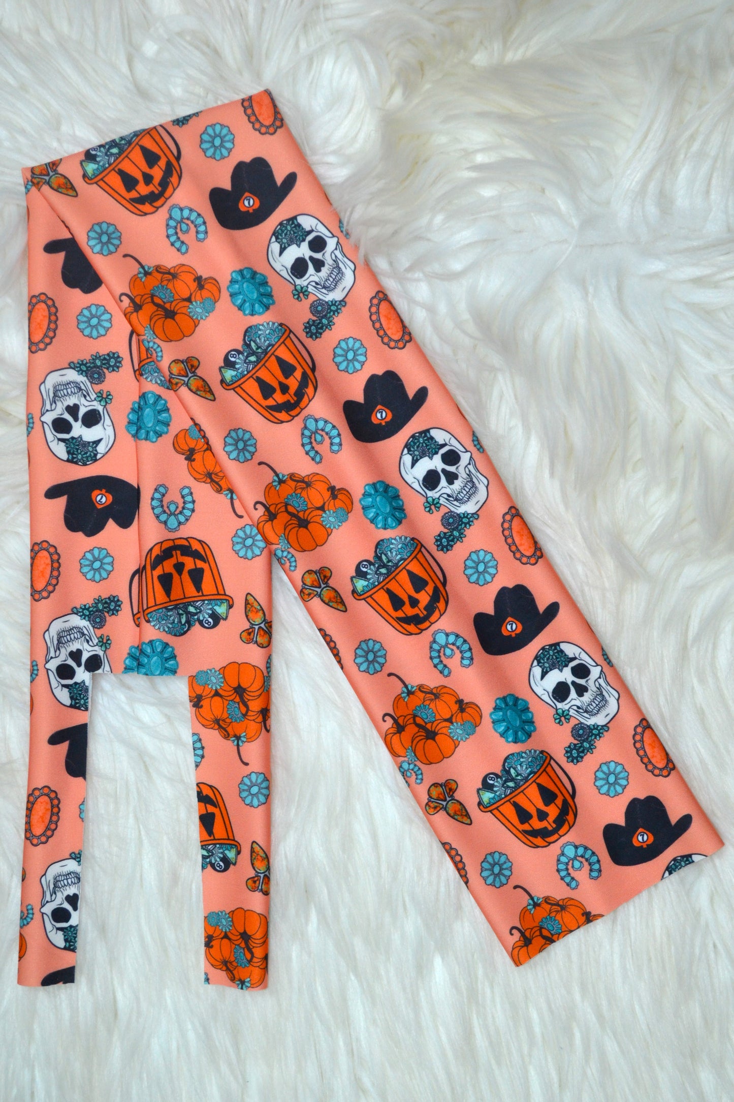 Western Orange Halloween Tail Bag