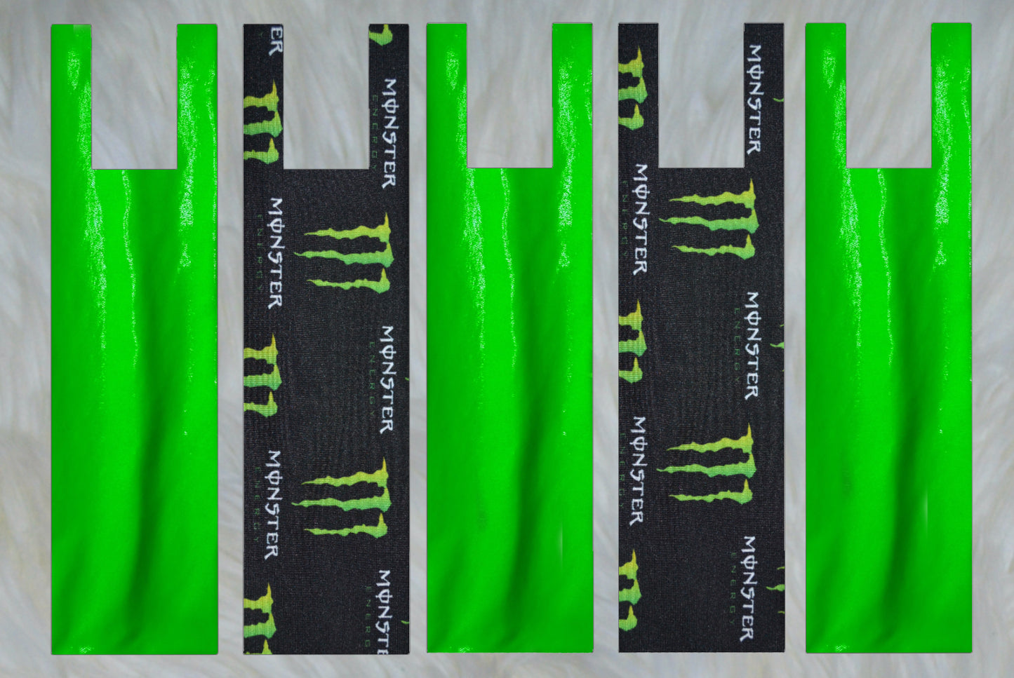 Green Energy Sideways X Neon Green Mane Bags Set of 5