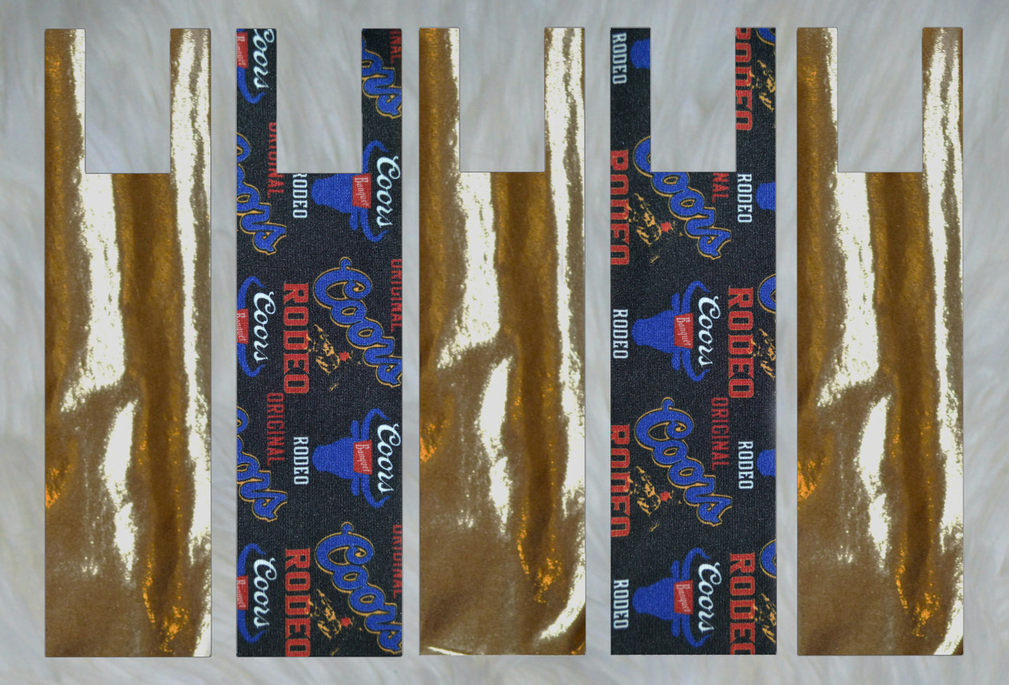 Rodeo Beer X Gold Sparkle Shimmer Mane Bags Set of 5