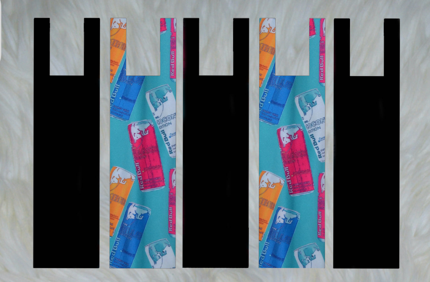 Wing Cans X Solid Black Mane Bags Set of 5