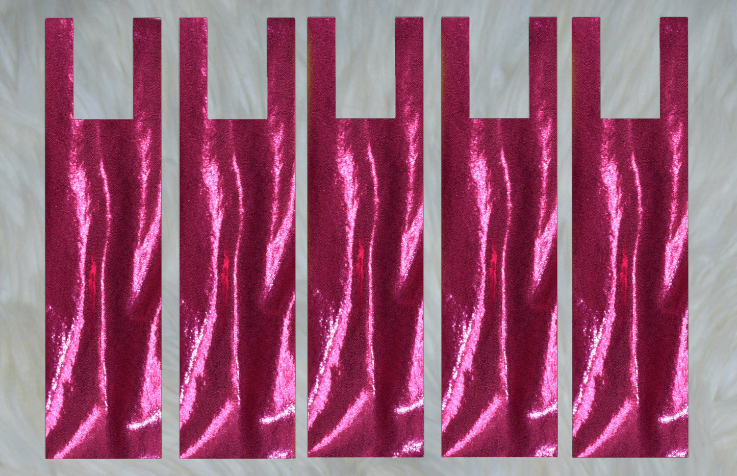 Hot Pink Sparkle Shimmer Mane Bags Set of 5 or 6
