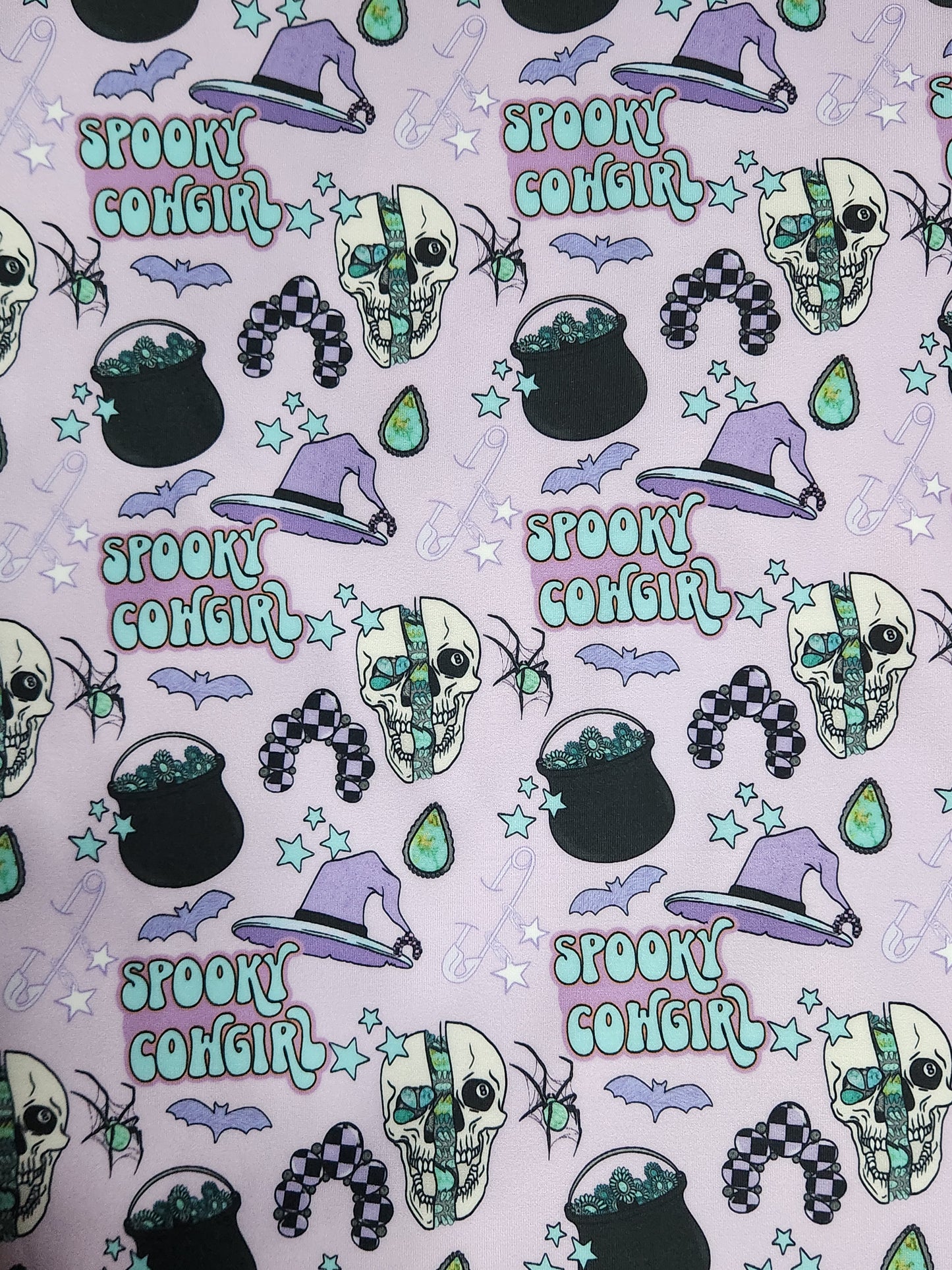 Purple Spooky Cowgirl Tail Bag
