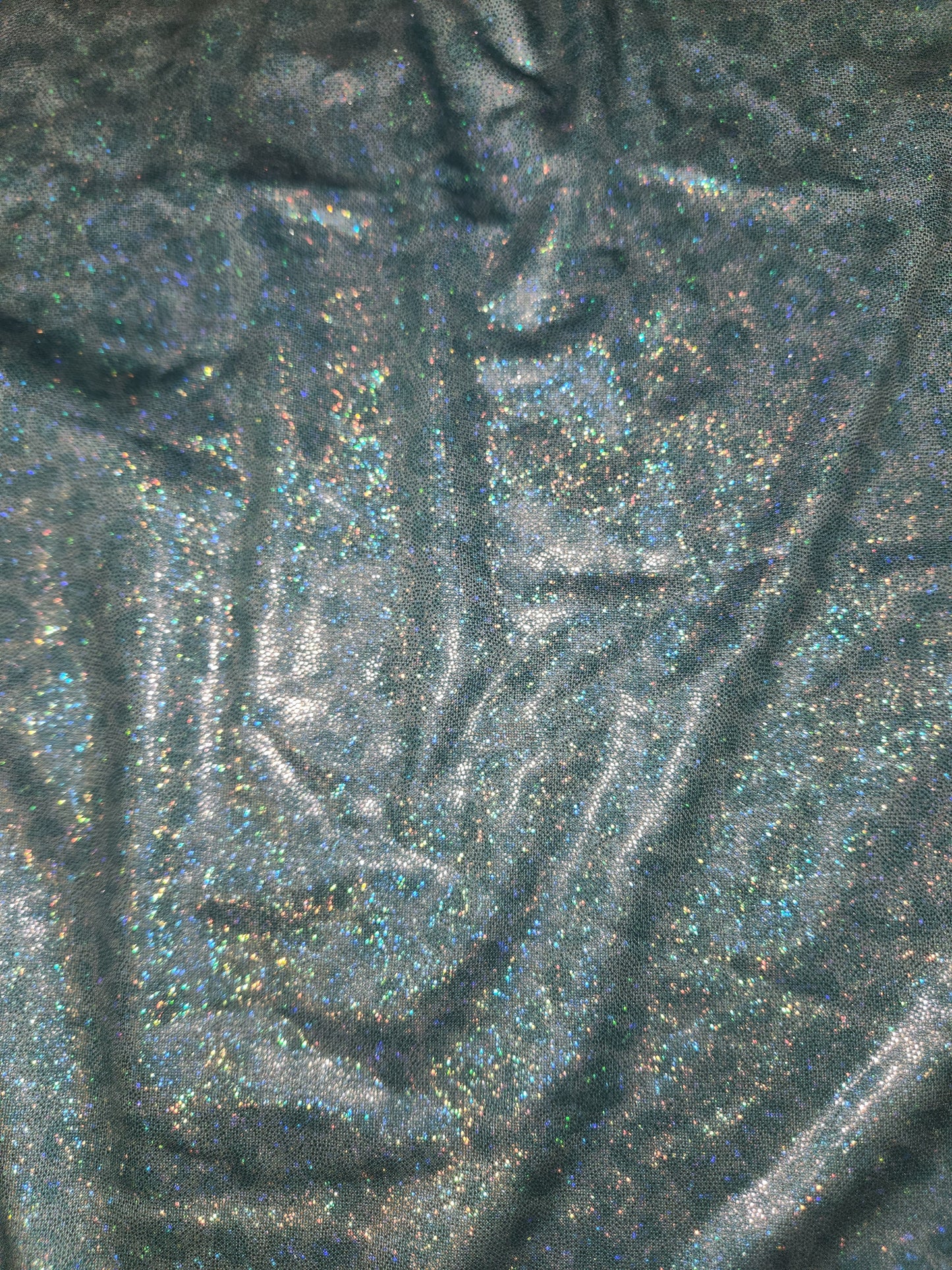 All Teal Cheetah Tail Bag Holographic