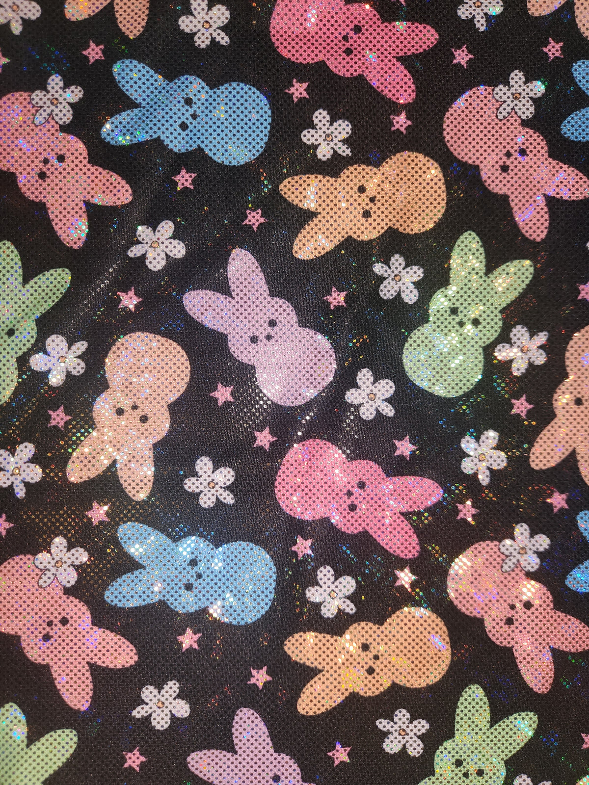 Easter Bunnies Tail Bag Holographic