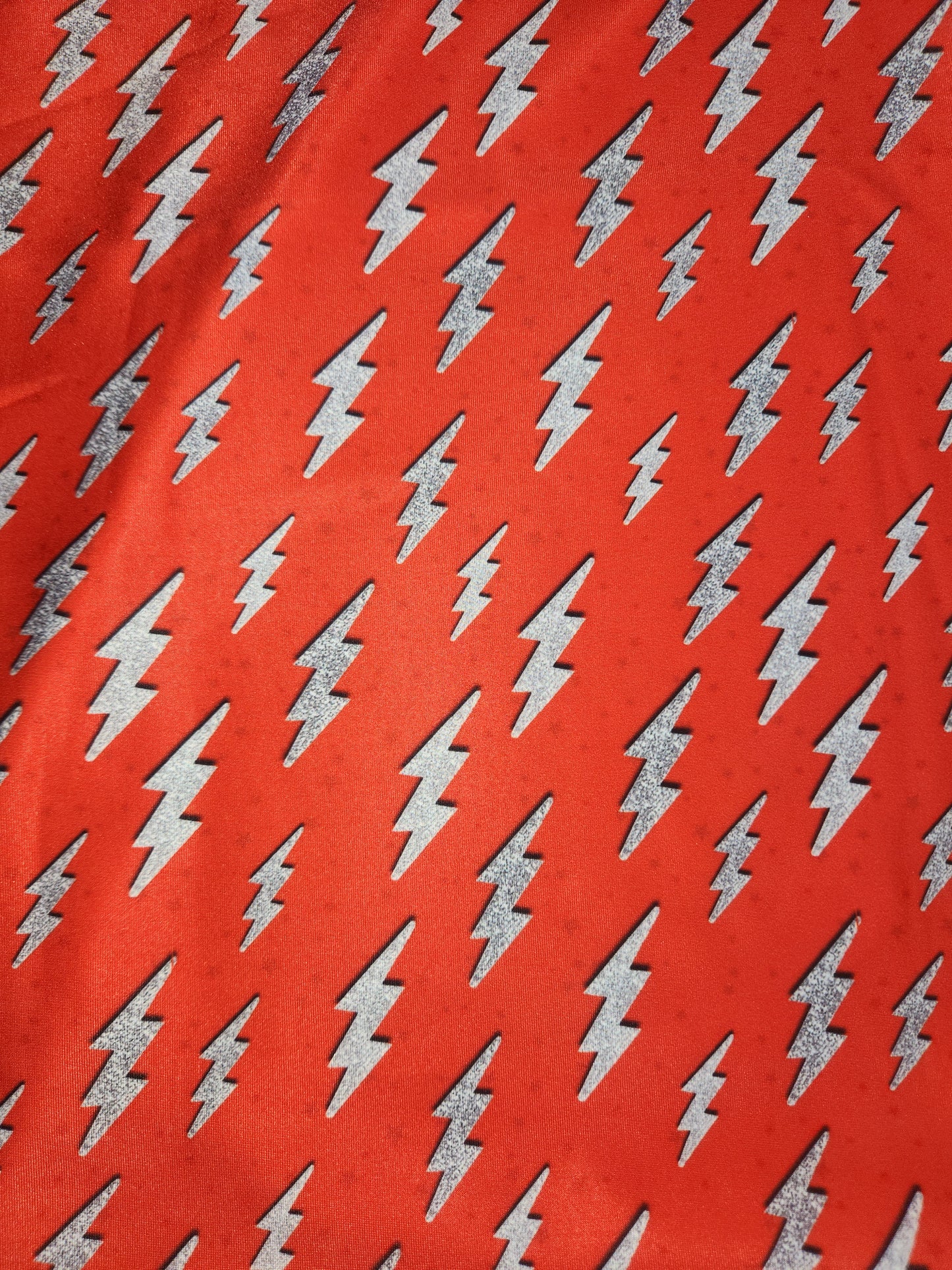 Red Lightning Bolts Tail Bag