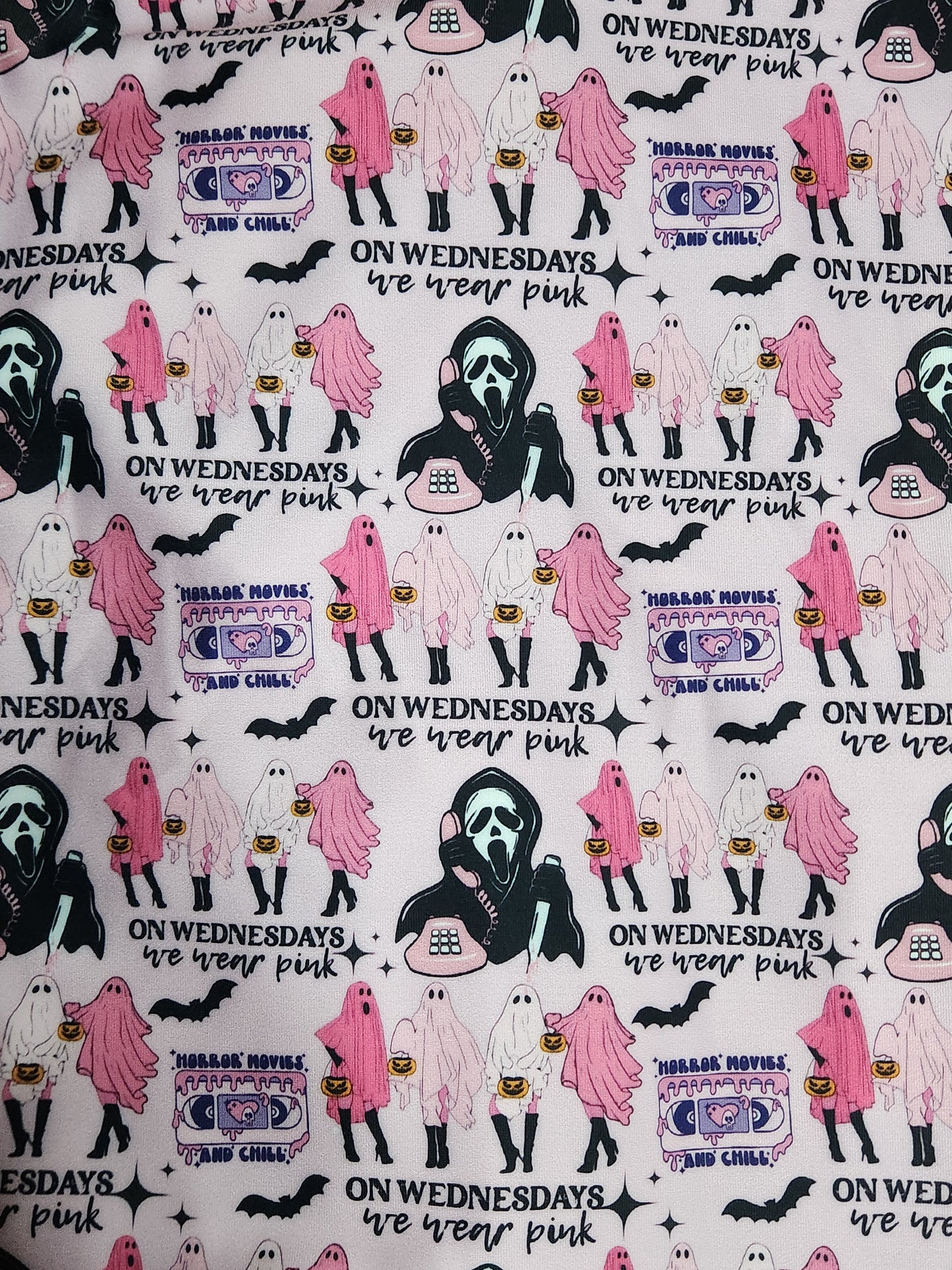 Wednesdays Pink Halloween Tail Bag