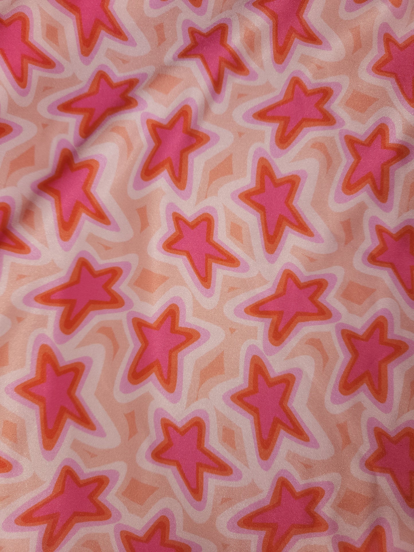 Pink Orange Stars Tail Bag