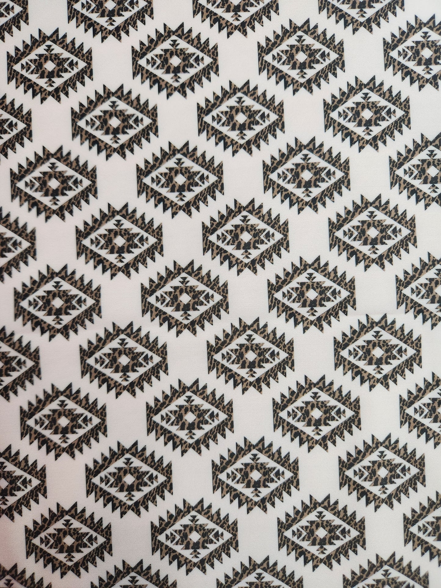 Beige Aztec Tail Bag