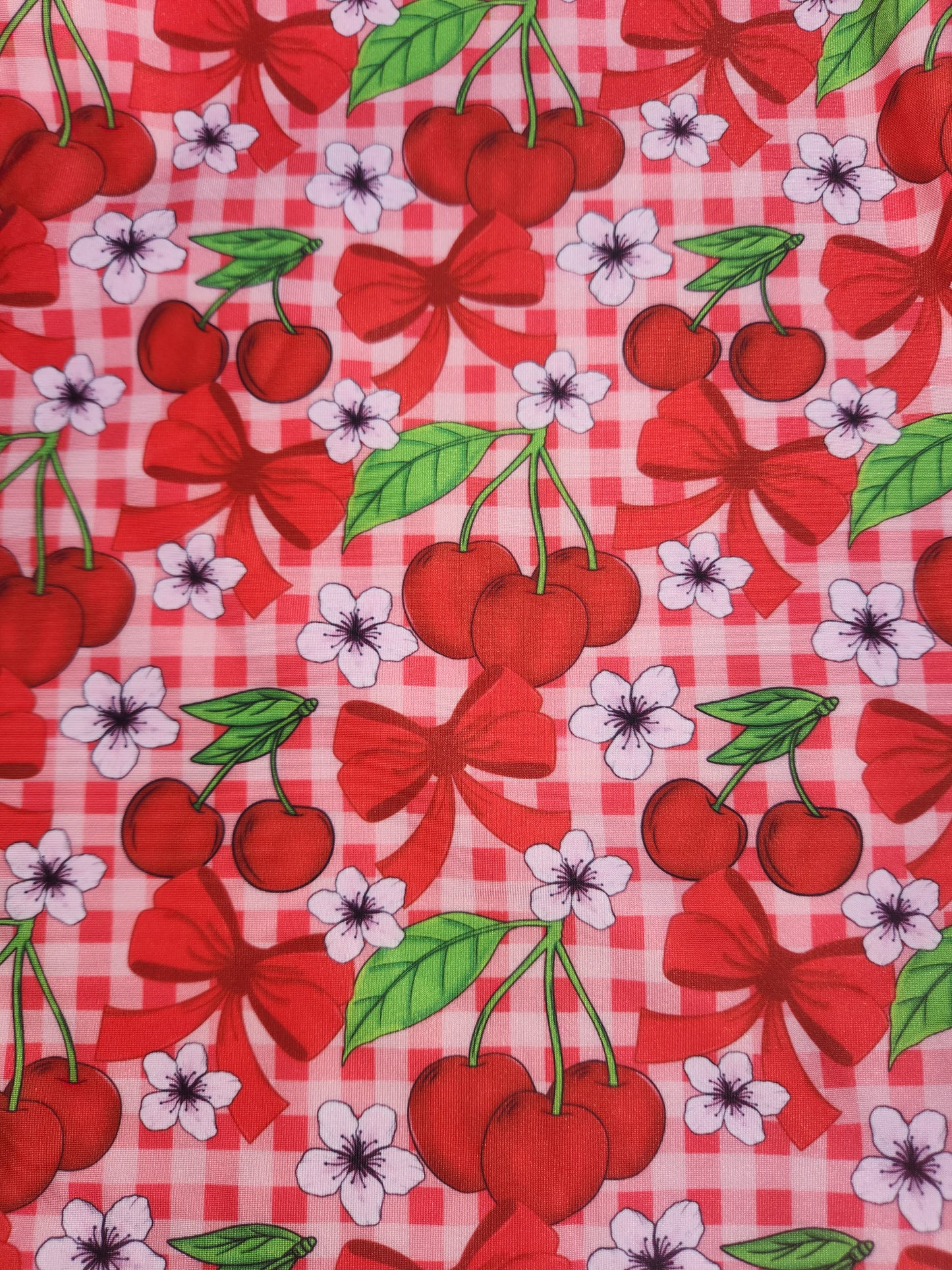 Cherry Bows Tail Bag
