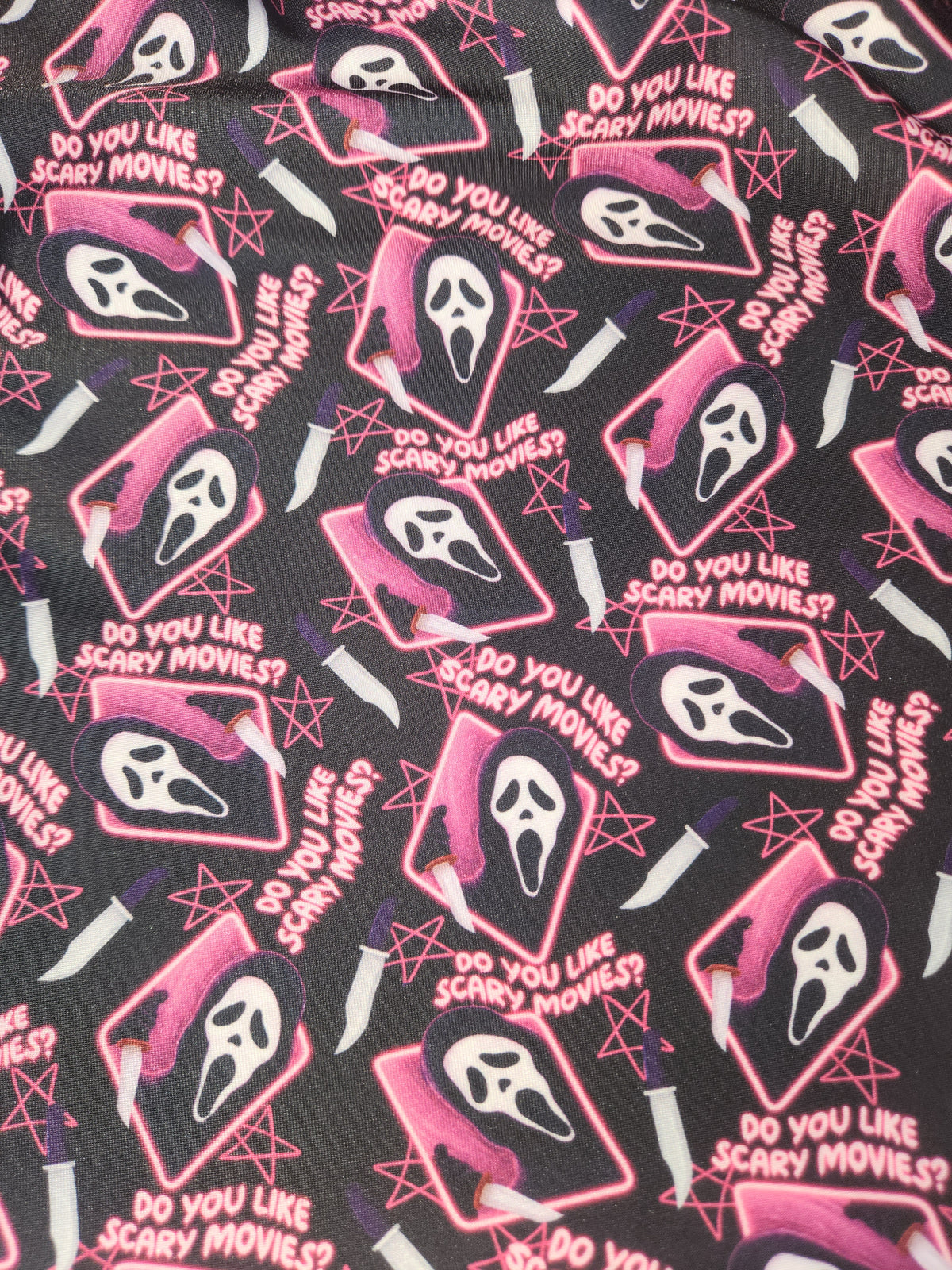 Pink Scream Scary Movies Tail Bag