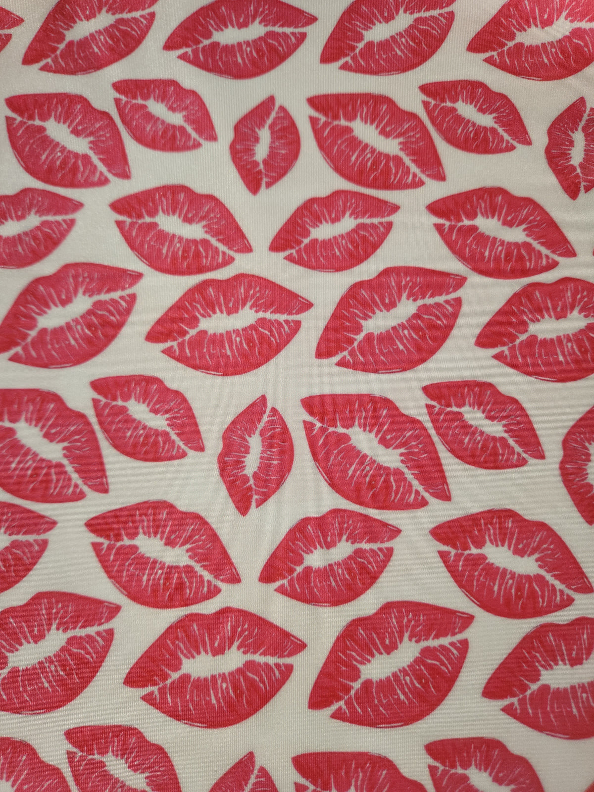 Pink Kiss Lips Tail Bag